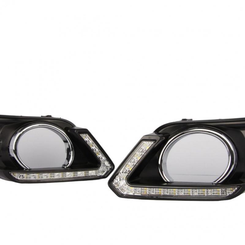 LED Daytime Running Lights for 2014-2016 Nissan X-Trail - Front Bumper Fog Lights