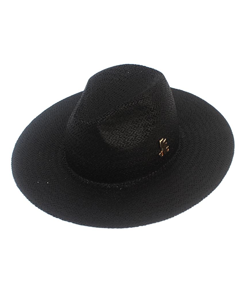 Yunibeosyeolkemiseuteuli Swing Simple Black Fedora Summer Fedora