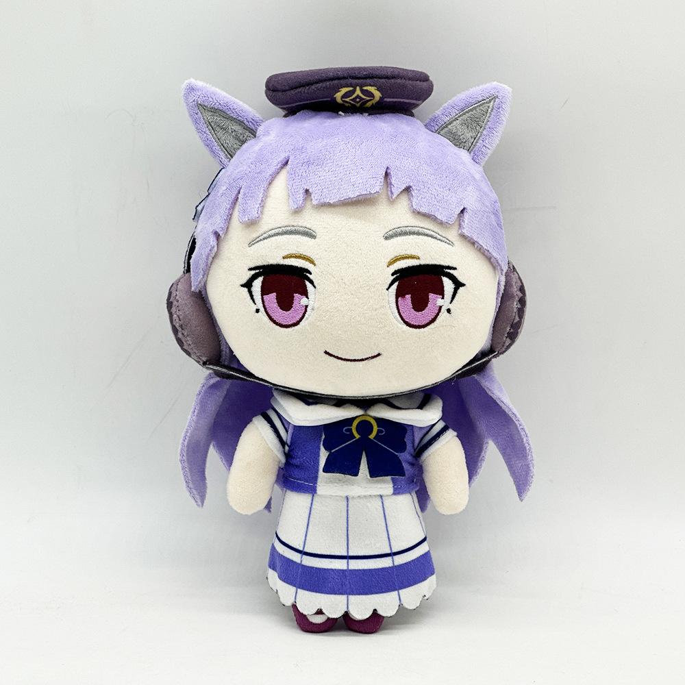 Anime Agnes Tachyon Cartoon Uma Musume Plush Toy Cute Stuffed Plushie Pillow Doll for Kid Birthday Christmas Gift