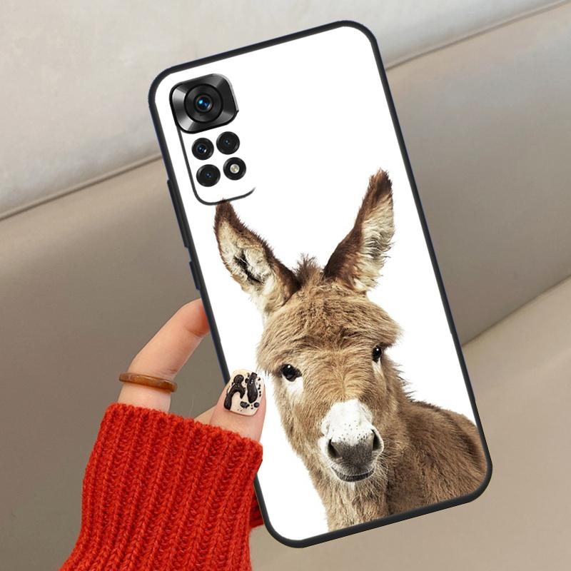 

Cute Alpaca Donkey Case For Xiaomi Redmi Note 14 13 12 11 10 15 Pro Plus Cover For Redmi 15 C 13C 10C 12C 14C Redmi Note 10 4G