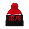 Black Knitted Bobble Hat Manchester United Fc Sport New Era One Size Fits All