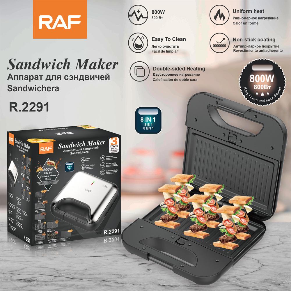8-in-1 European Breakfast Sandwich, Grill & Donut Maker European Standard