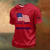 Men's Crew Neck Short Sleeve T Shirt with 250th Anniversary 1776 2026 Print Casual Summer Top for Daily Wear