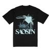 Saosin Band Schwarz Unisex Baumwoll-T-Shirt Alle Größen Unisex T-Shirt
