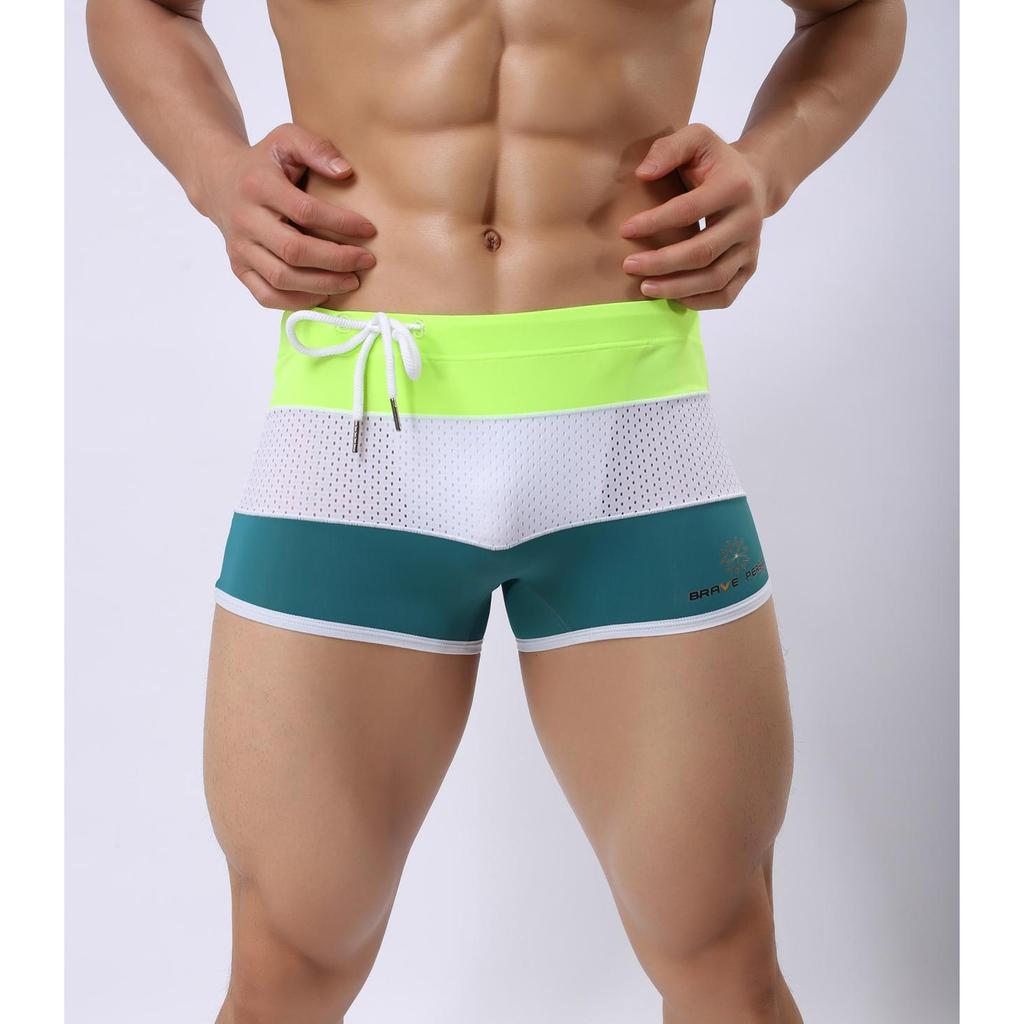 Summer Men Sport Beach Quick-drying Shorts Swimming Boxer Short Pants