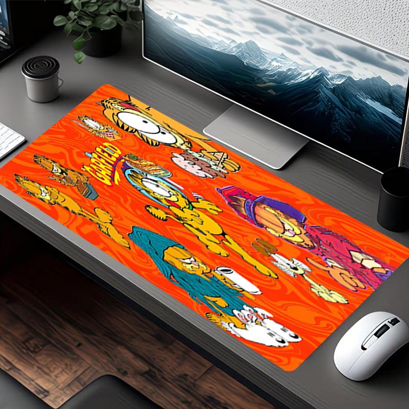 Garfield Print Mouse Pad, for Keyboard Pad Laptop PC Mat for Office Home Use, Desk Decor, Perfect Birthday Gift for Gamers