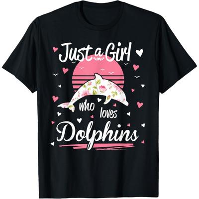 Dolphin Design, Nur ein Mädchen, das Delfine liebt T-Shirt