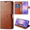 Case for Samsung Galaxy S26 Plus, Full Protection Anti-Scratch Synthetic Leather - Brown