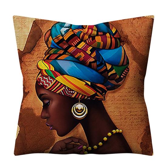 

Чохол для подушки, м який декоративний, простий монтаж, модний вінтаж, етнічний стиль, африканські жіночі подушки з принтом, приналежності для спальні