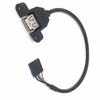 USB 2.0 Panel Mount to 5Pin Motherboard Header Extension Cable