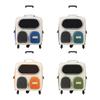Cat Travel Bag Backpack Trolley Case Ergonomic Lightweight Foldable Waterproof Nylon Material Breathable Portable with Wheels