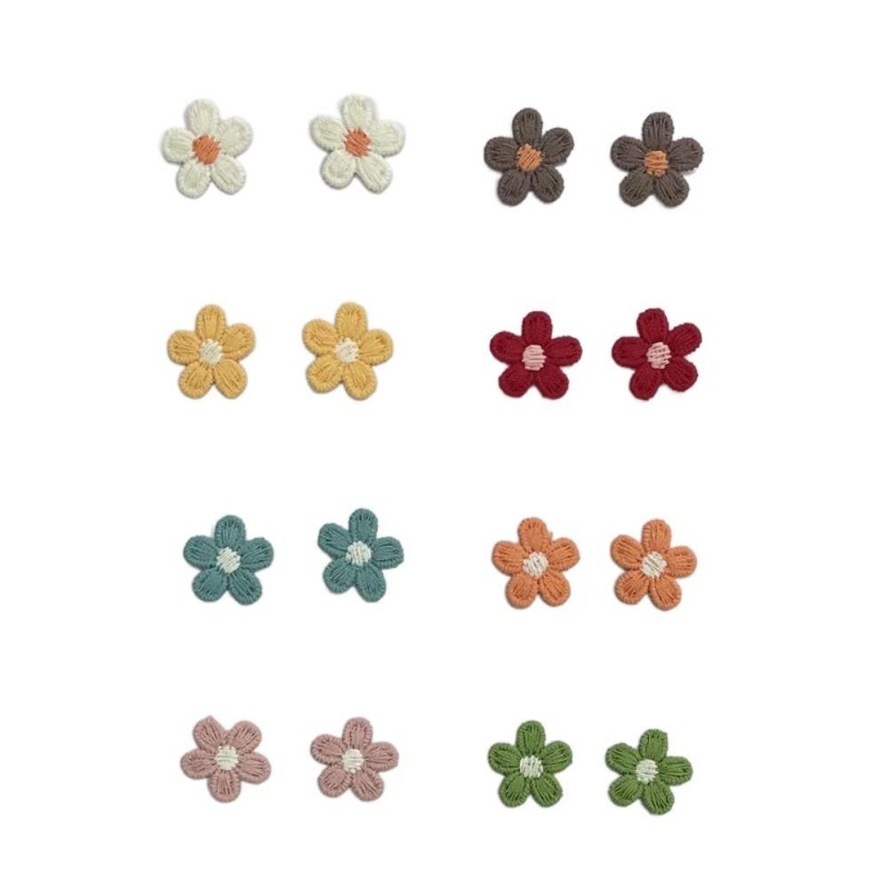 Embroidered Cute DIY Hair Clips Decoration Crafts Handmade Badge Headwear Appliques Patches