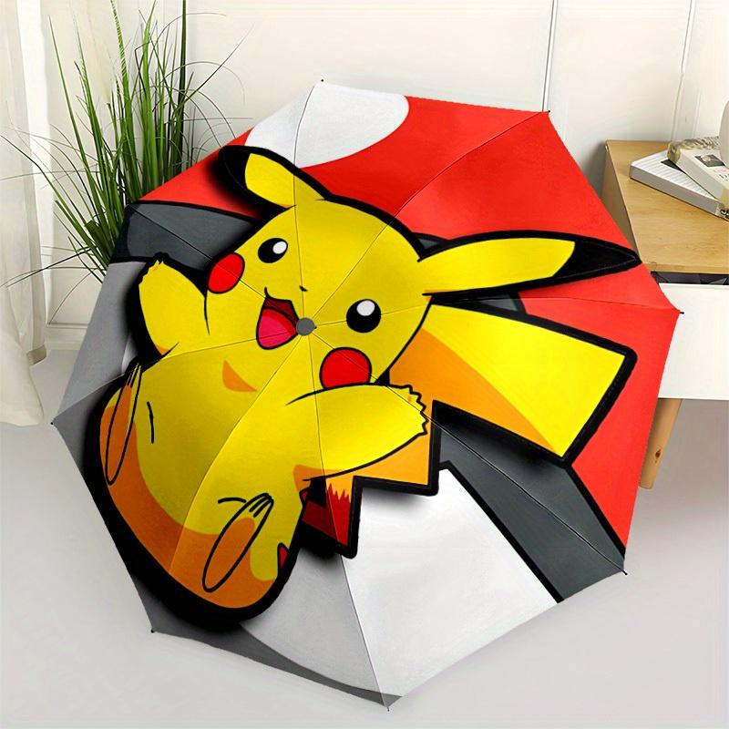 1 Stück Pokémon Winddichter Automatischer Winddichter Regenschirm, Leicht für Damen/Herren, Perfektes Weihnachtsgeschenk 0811240