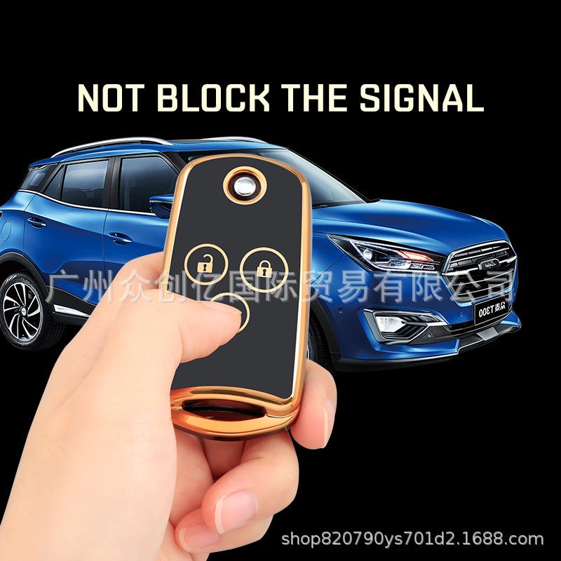 TPU Key Case for 8th Gen Honda Accord, 9th Gen Civic, CRV, Spirior