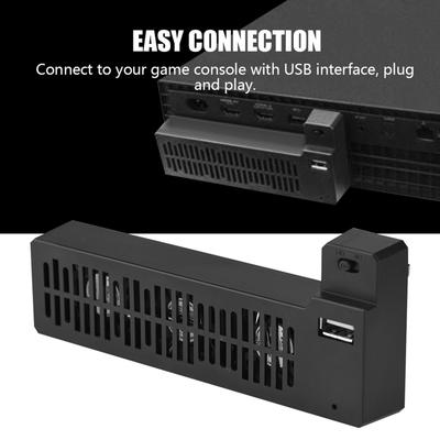 Cooling Fan for XBOX USB Cooling Fan Portable Heat Reducing USB External Cooling Fan Side Mounted for XBOX ONE X Game Console