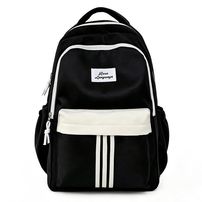 Schoolbag New Cute Backpack Large Capacity Korean Version of Student Schoolbag Women's High Value Simple Fashion Versatile Travel Backpack