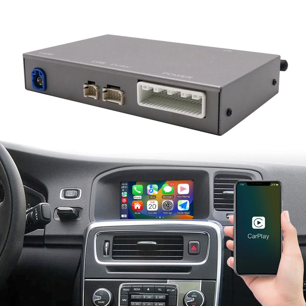 

AUTOABC беспроводной CarPlay Android Auto интерфейс декодер коробка Mirror Link для Volvo xc60 s60l v60 v40 s60 аксессуары Airplay