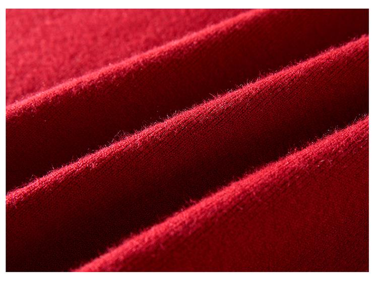 Mom's Velvet One-Piece Sweater for Women - Warm Embroidered Top for Middle-Aged & Elderly Women, Plus Velvet & Thickened for Autumn/Winter.