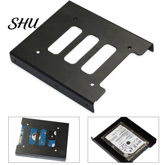 Metal 2.5 inch to 3.5 Hard Drive Bracket SSD Solid State Disk Caddy Tray
