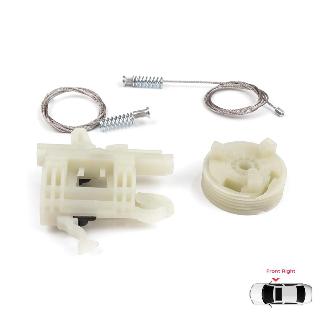 EWR5232 Fensterheber Reparatursatz Vorne Rechts für Fiat 500 2007-On 2/3 Tür Schrägheck Cabrio 68070267AD