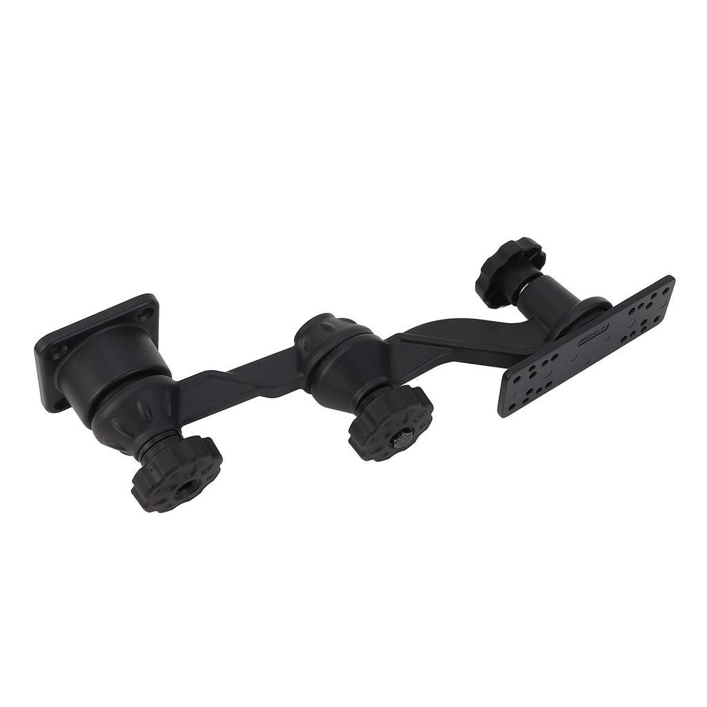 Plotter   Arm Mount, 11.4 Inch Horizontal Fish Finder Bracket with 6.25 x 2 Inch Panel, Aluminum   Arm Bracket for Fish Finder for Chart Plott