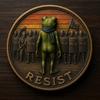 Yousheng Portland Frog Coin Vintage Frog Resist Coin Commemorative Inspirational Challenge Coin Collectible Gift for Inspiration Support Free Spirits