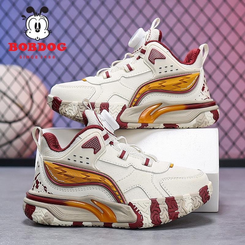 Bobodou Kids' 2025 Autumn/Winter Waterproof Leather Sports Shoes - Non-slip, Soft Sole, Boys' Running Sneakers