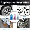 100 Pcs Tire Repair Rubber Nail, Tire Repair Screws Tire Repair Nail Tire Screws Plugs 3 Size Fast Tool With Screwdriver Self-Service Tire Screw Plug