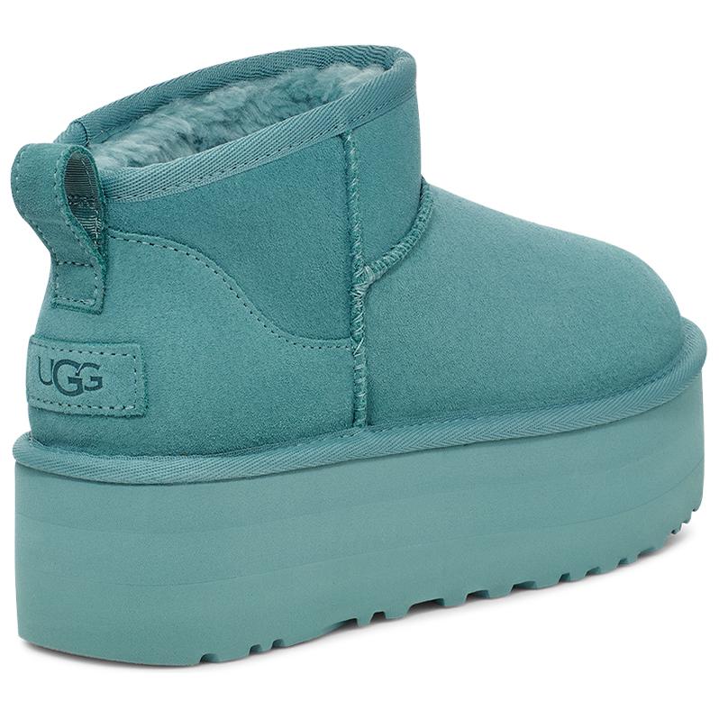 UGG Cow Split Leather Solid Color Thick Sole Commuter Versatile Comfortable Short Snow Boots Women Boots 1135092-DEE