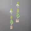Fresh Lucky Grass Mobile Phone Chain Lanyard Beaded Wind Chimes Bag Pendant Ins Wind Keychain Versatile Bag Pendant