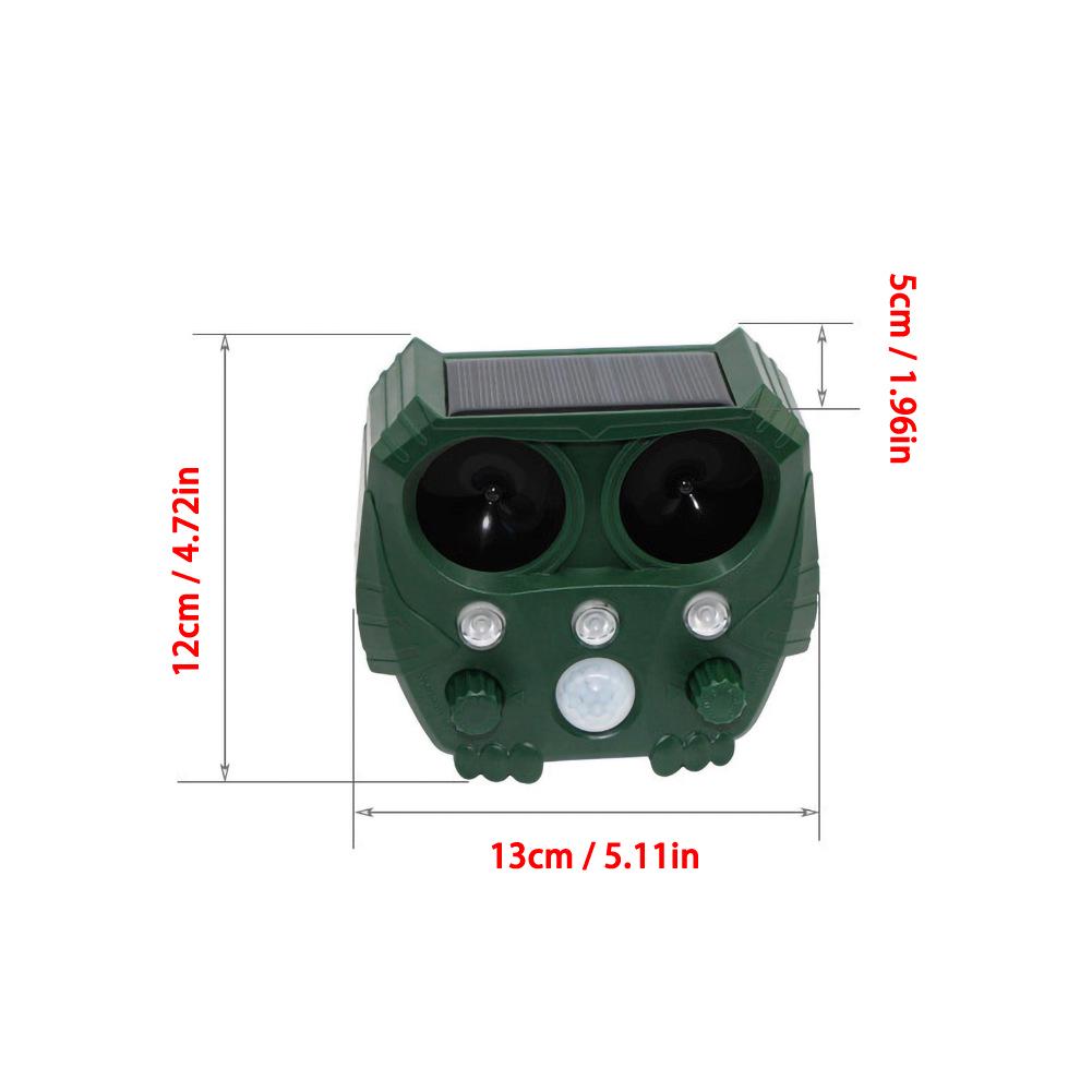 New Solar-Powered Infrared Animal Repeller for Cats and Dogs - In Stock