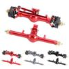 Metal Front and Rear Axle Assembly Chassis Upgrade and Reinforcement Increased Weight for 1/24 Axial SCX24 RC Car Toy Parts