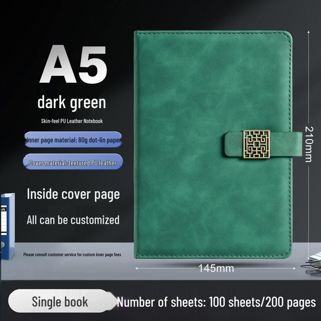 Personalized Magnetic Closure B5 & A5 Notebooks with Logo Printing