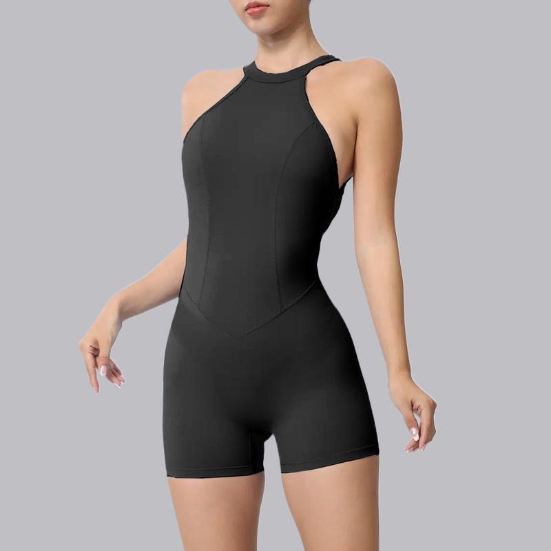 New Backless Tight Sport Bodysuit for Running, Fitness, Swim, and Yoga.