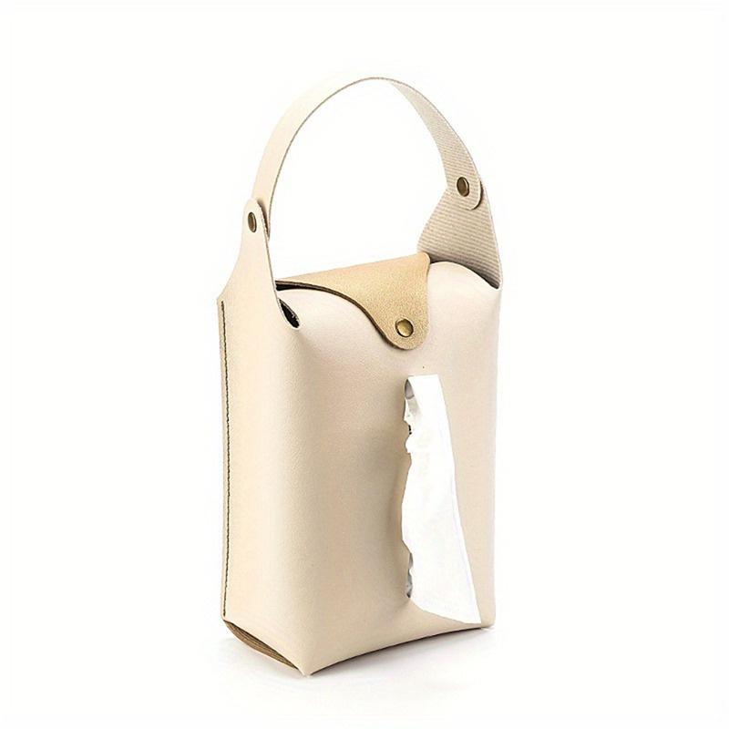 

Однотонный клетчатый кожаный износостойкий держатель для салфеток настольный для хранения держатель для салфеток подвесной тканевый мешок ремешок с пряжкой