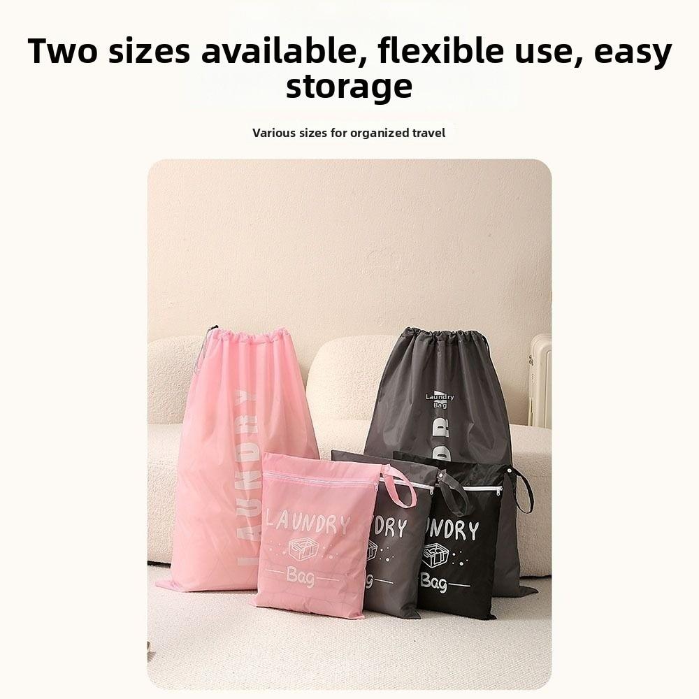 Large Capacity Dirty Clothes Organizer Multifunctional Drawstring Bag Travel Storage Pouch
