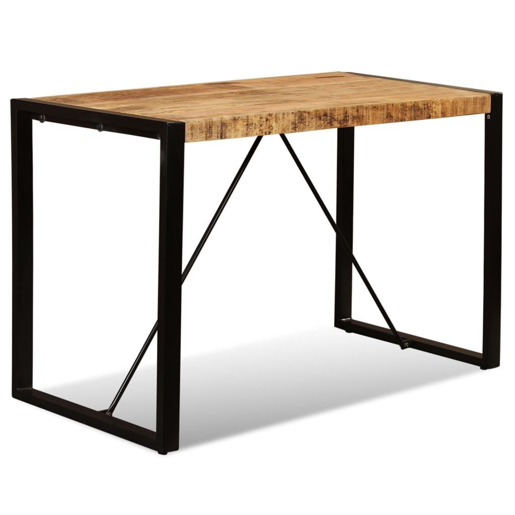 Vidaxl Stół Jadalniany, Surowe Drewno Mango, 120 Cm