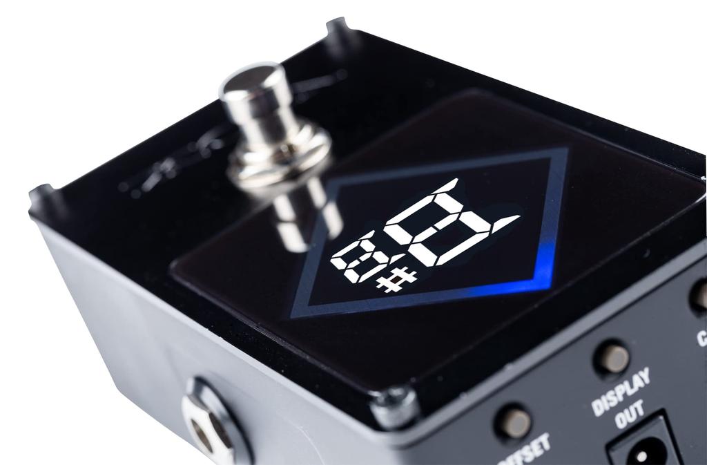 VOX Strobe Pedal Tuner VXT-1 Ultra-High Precision Tuning with ±0.02 Cent Accuracy and a Highly Visible Display