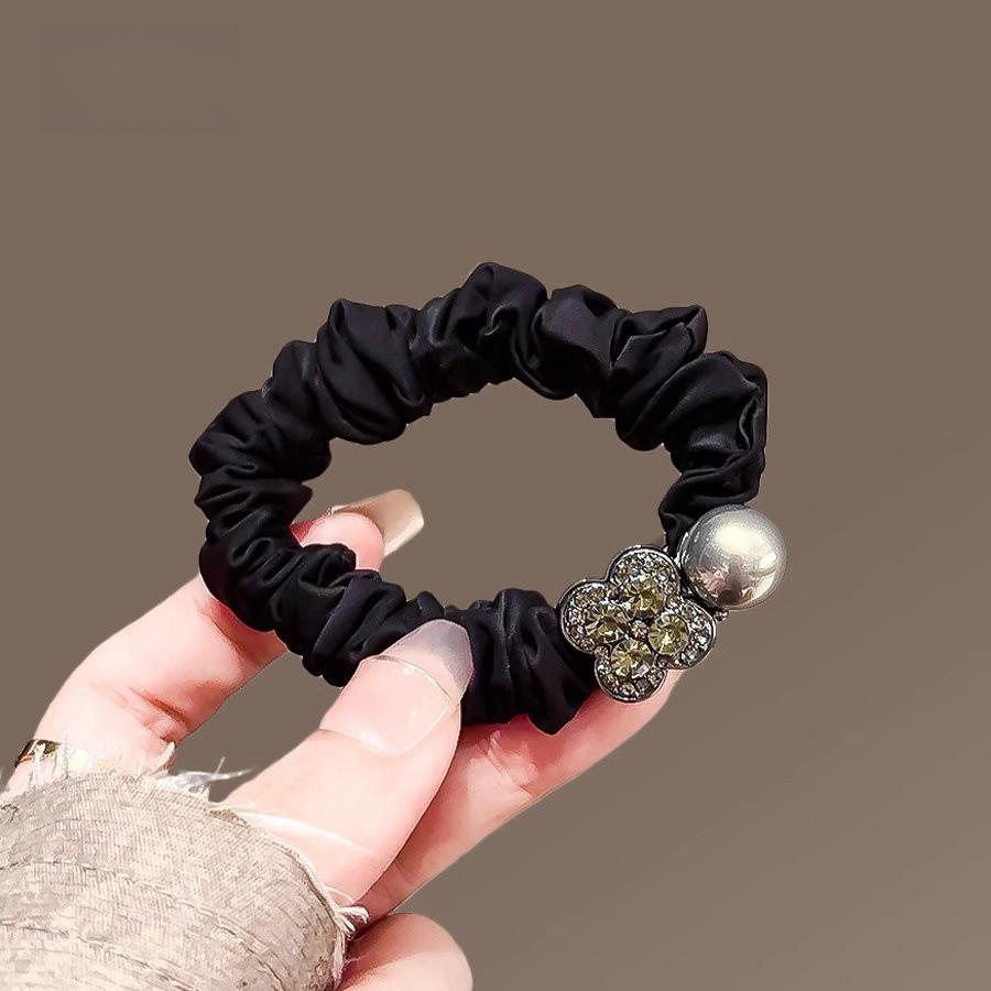 Coreean Retro Ochi de Pisică Stras Floare Elastic de Păr Bandă Elastică