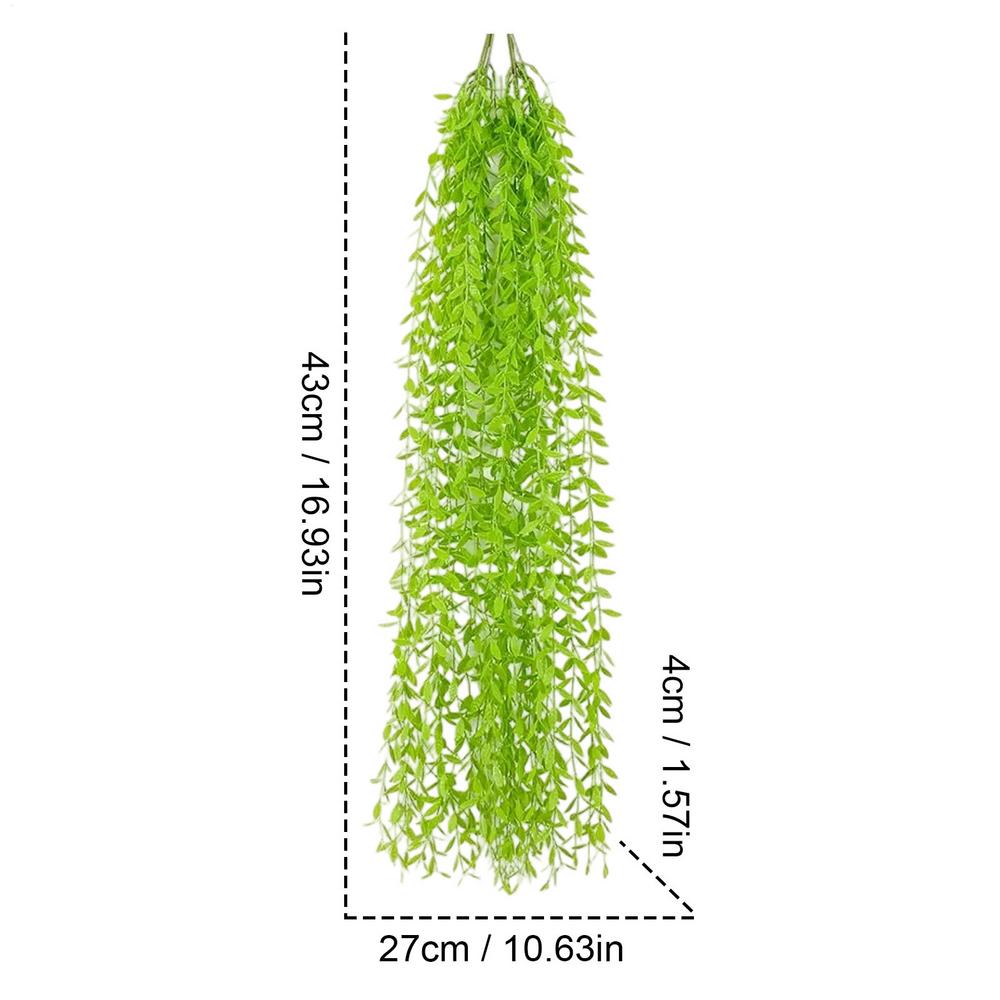 

Fake Plant Bendable Realistic Greenery Wall Decor Green Artificial Plants for Outdoors for Indoor Home Bedroom Balcony Porch зелений