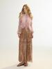 Sinseuden Vintage Paisley Long Skirt