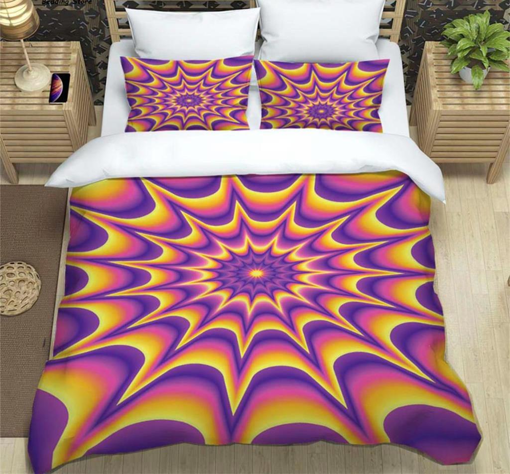 3D Modern Abstract Geometric Minimalist Printed Bedding Queen Bedding Set King Size Bedding Set Soft And Comfortable Breathable