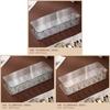 Clear Ps Contact Lens Organizer With Divided Compartments For Home Storage