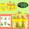 5CM Blind Box Fitness Series Mini Figure Cute Noctilucent Decoration Doll Bedroom Toilet Series Model Corner Toy Gifts
