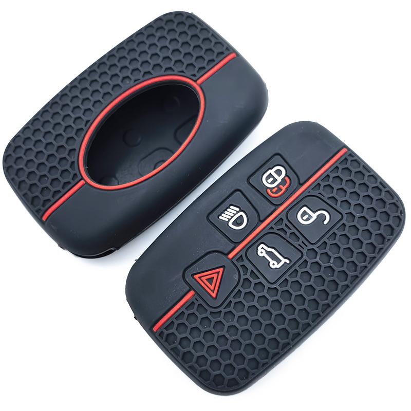 Car Remote Key Case Cover Fob Shell For Land Rover Range Rover Sport Evoque Freelander Velar Discovery 4 Jaguar Xe Xj Xf Guitar