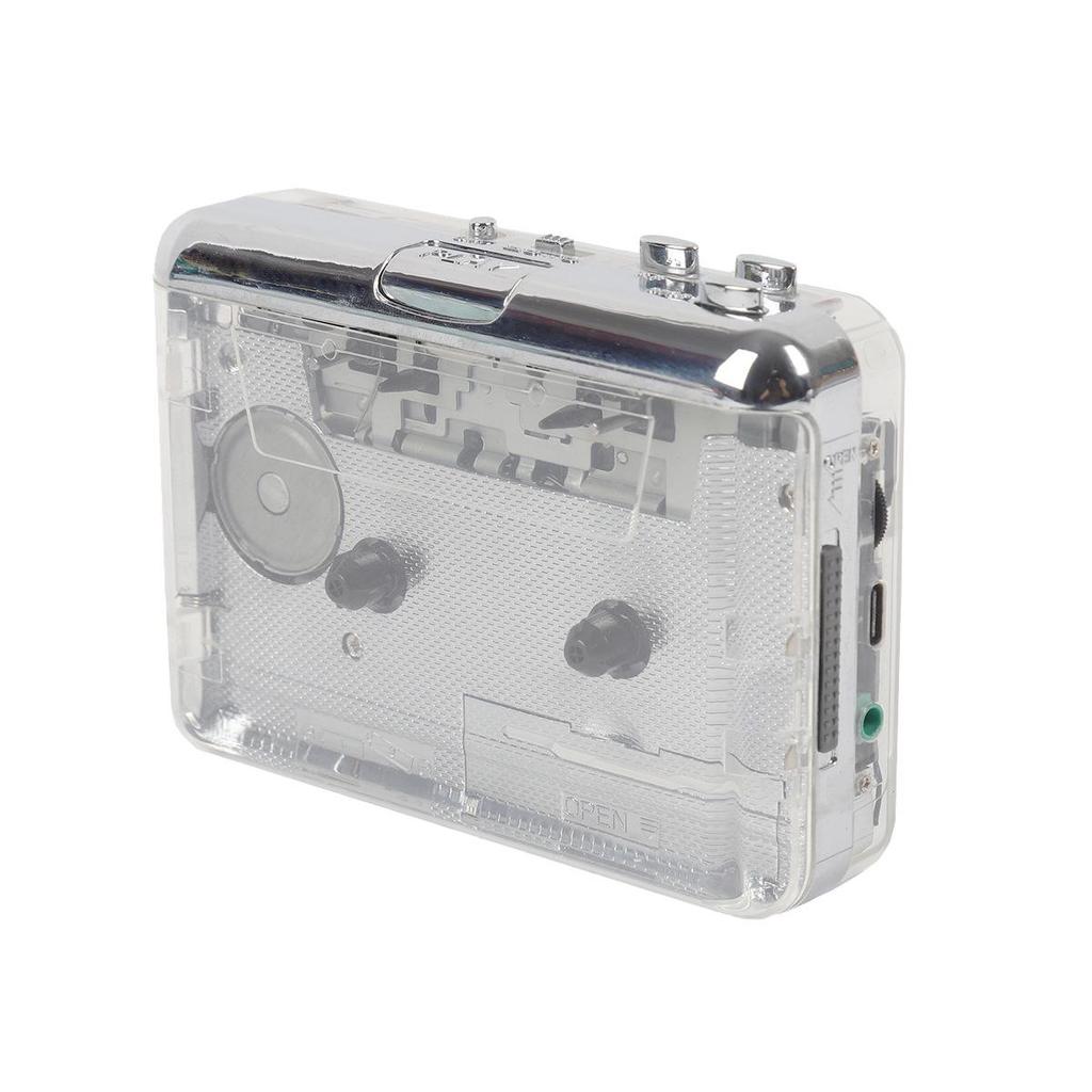 Transparent Classic Cassette To MP3 Player with Type-C Interface