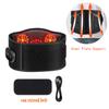 Cordless Vibration Heated Massage Belt Infrared Waist MassagingTool Steel Plate Support Lumbar Decompression Lower Back Muscle Relax