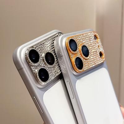 Luxuriöser, handgefertigter Strassaufkleber, geeignet für die Objektivfolie des iPhone 17 Pro Max und den Rückkameraschutz des iPhone 17 Pro.