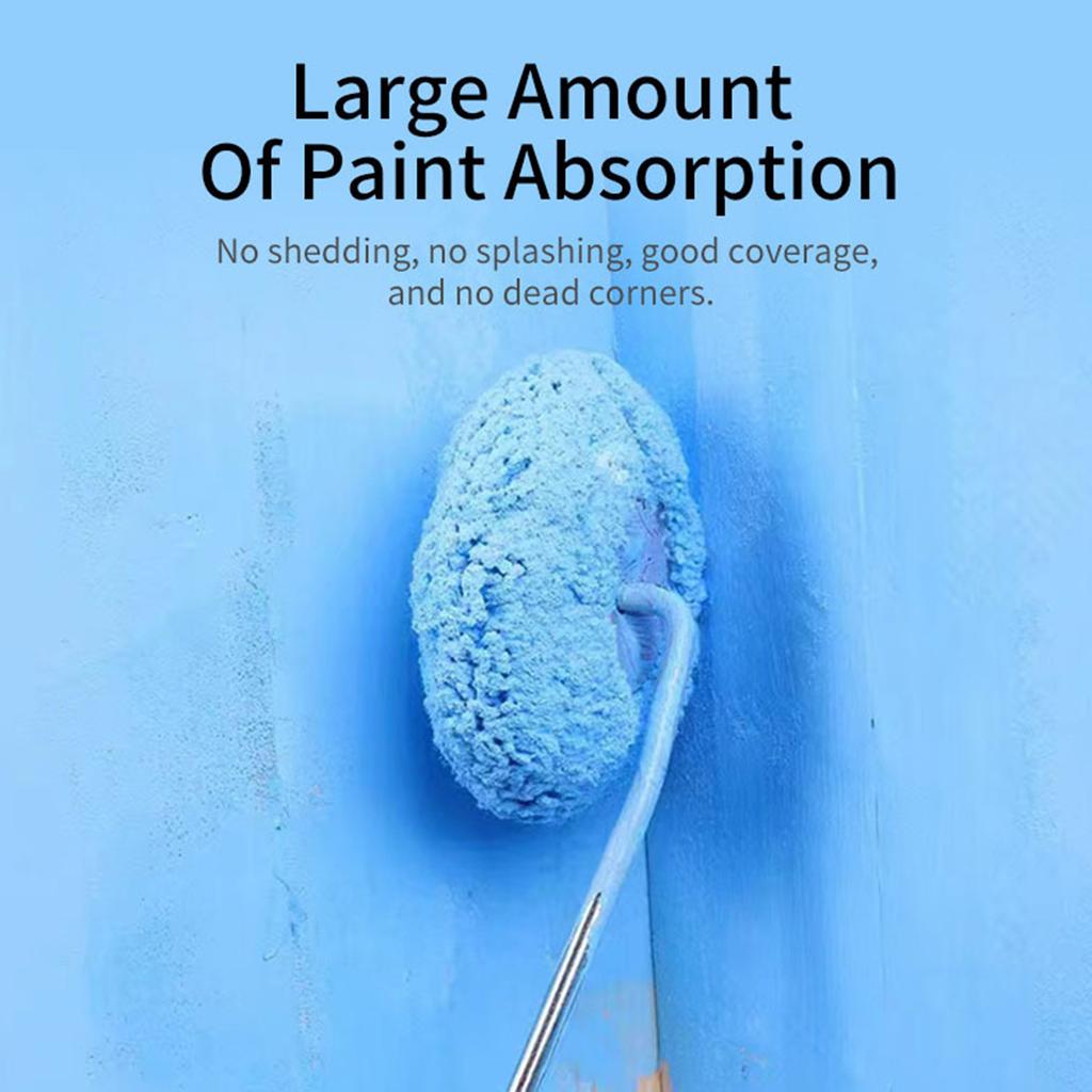 High Density Foam Corner Paint Roller Tool Plastic Paint Roller For Precise Edges And Reduced 30% Paint Waste