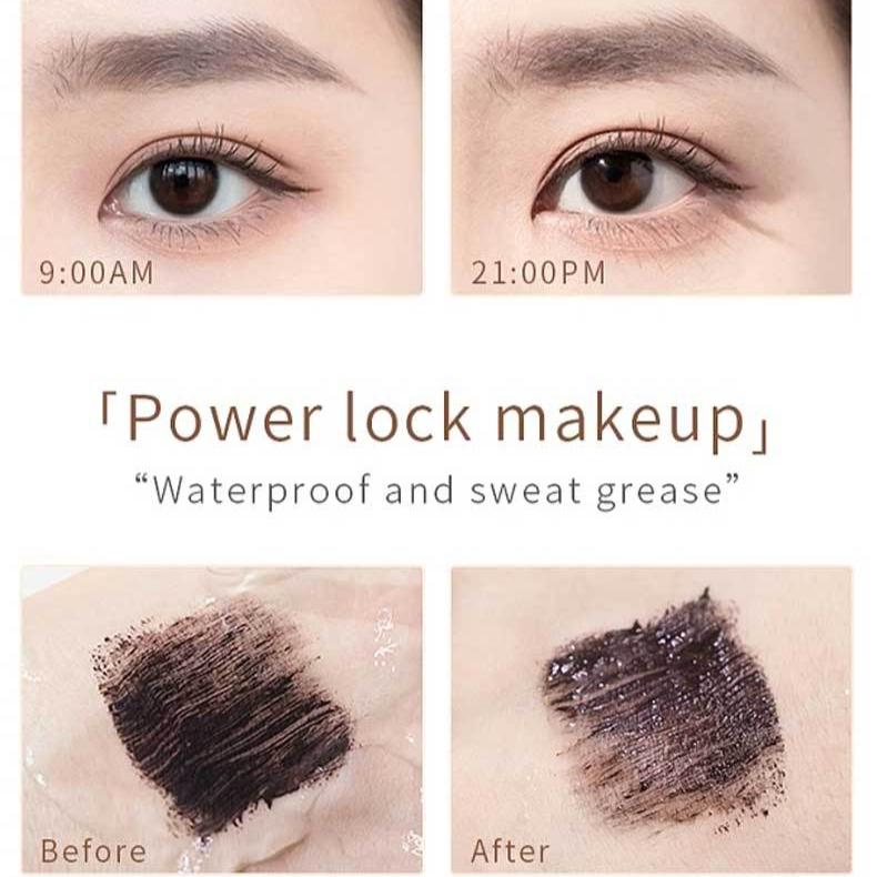 5D Volumizing Mascara Curling  Lengthening Black Mascara  Long-Lasting Formula Waterproof & Smudge-Proof Mascara